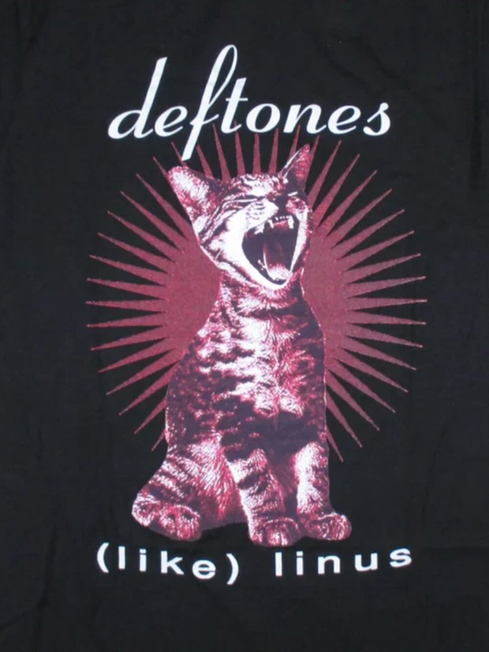 Deftones T-Shirt Vintage Deftones Cat T Shirt 90 - Picture 2 of 5